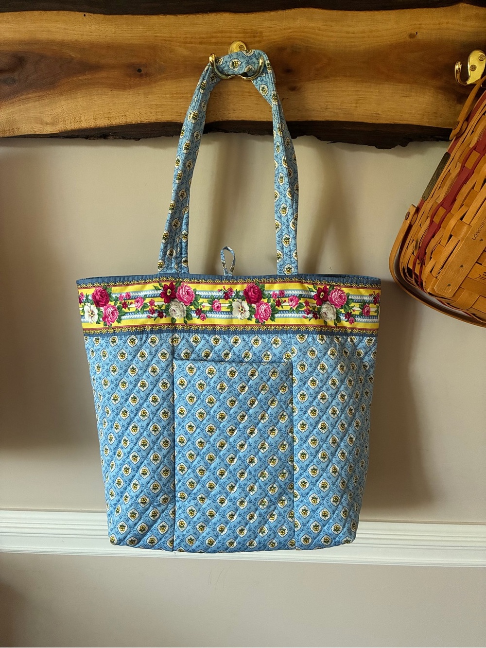 Vera Bradley UO Urban Outfitters Exclusive Original Tote Bag Light Blue NWOT